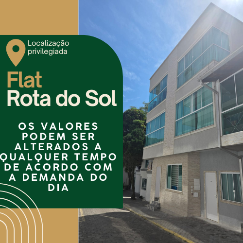 Flat Rota do Sol Bombinhas (sem cozinha)